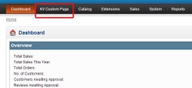 How to Create Admin Menu Link for Custom Admin Page opencart