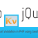 Simple E-mail Validation in PHP using JavaScript(jQuery)