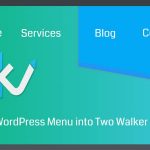 How to Split WordPress Menu into Two Walker Class