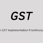 Indian GST FrontAccounting
